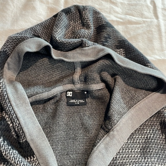 DC Shoes Men’s Knit Hooded Camo Cardigan Size Large - Picture 2 of 9